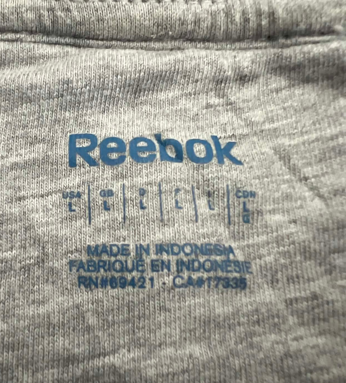 Reebok férfi pulóver L