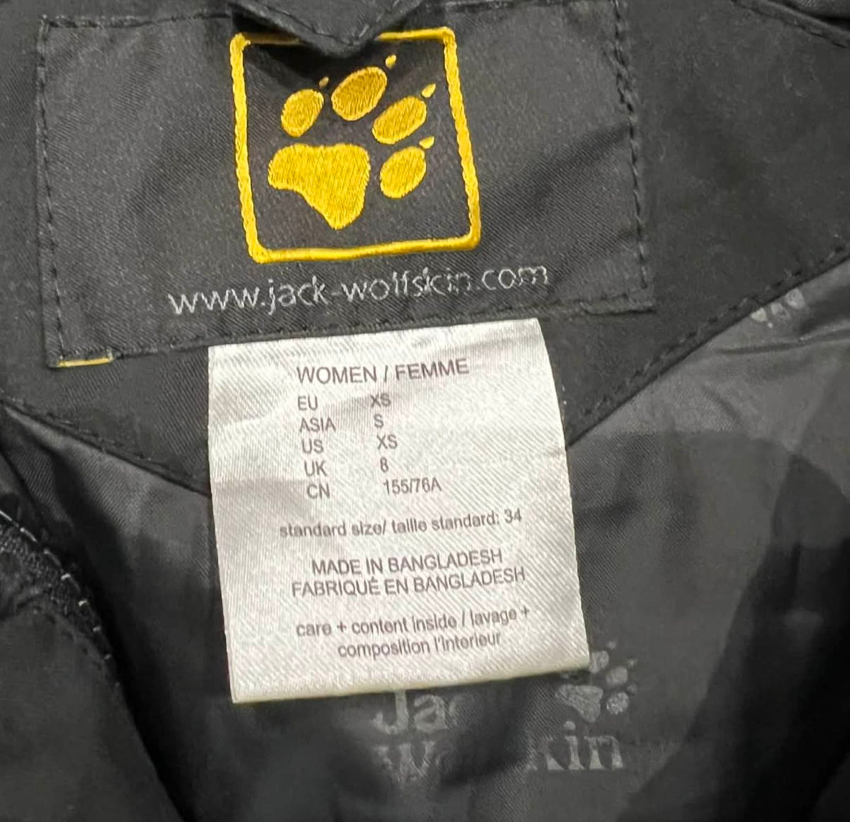 Jack Wolfskin kabát XS