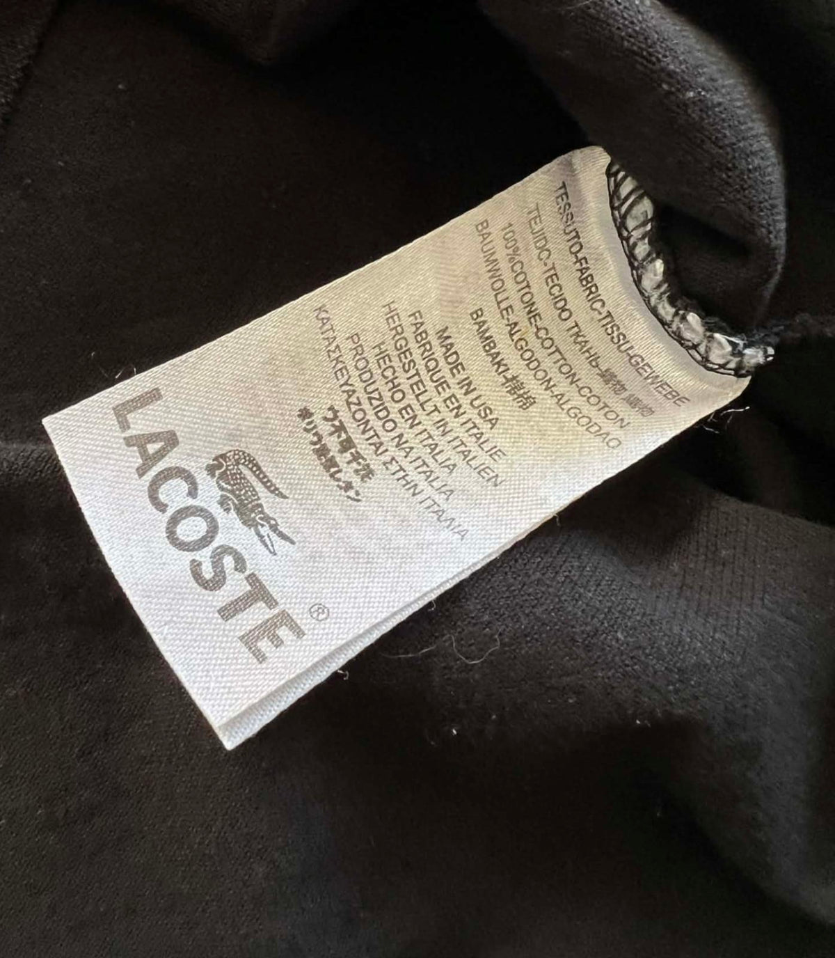 Lacoste galléros férfi póló L