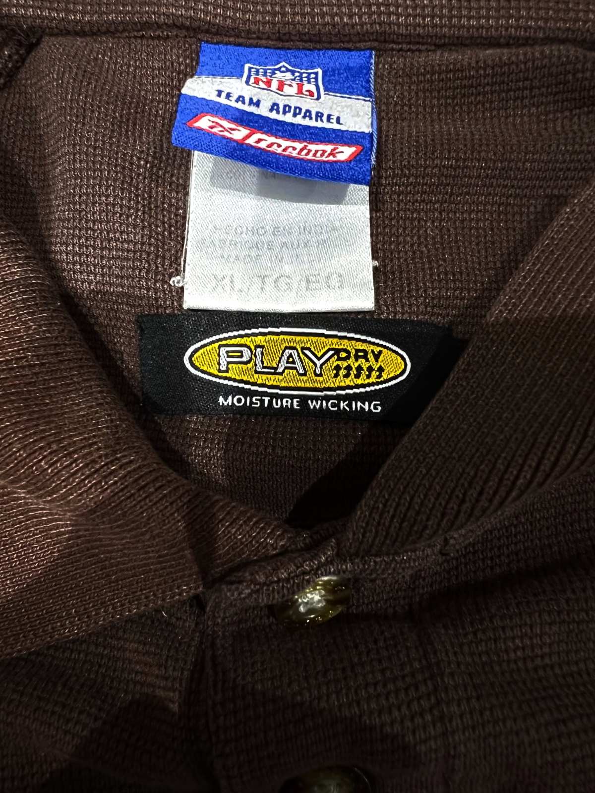 Reebok x NFL Cleveland Browns férfi galléros póló XL
