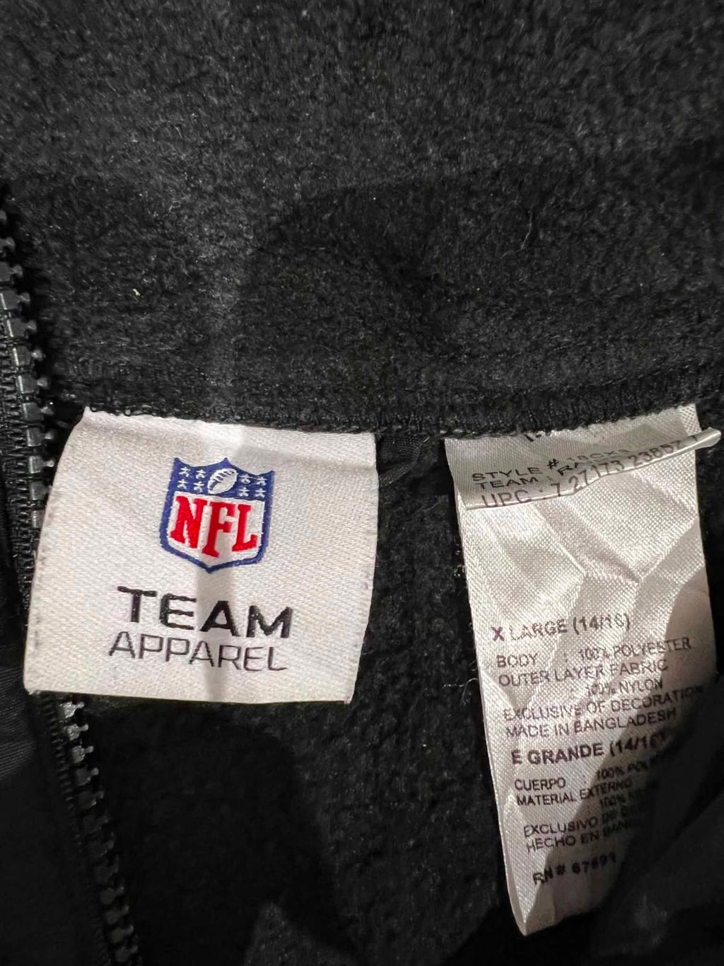 NFL Raiders női polár dszeki XL
