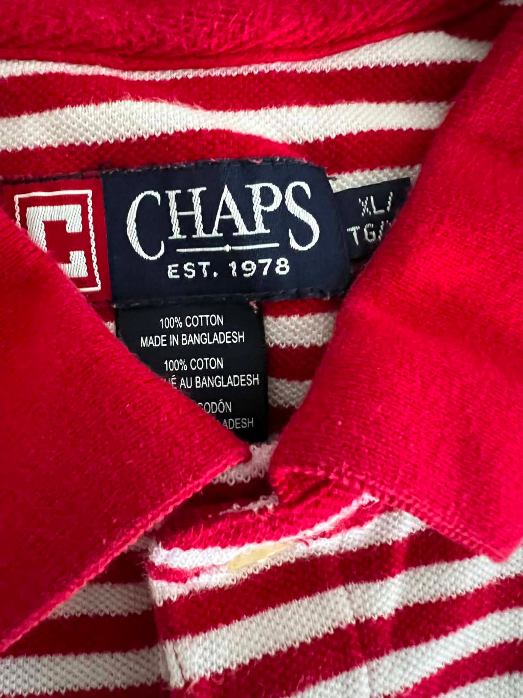 Chaps férfi galléros póló XL
