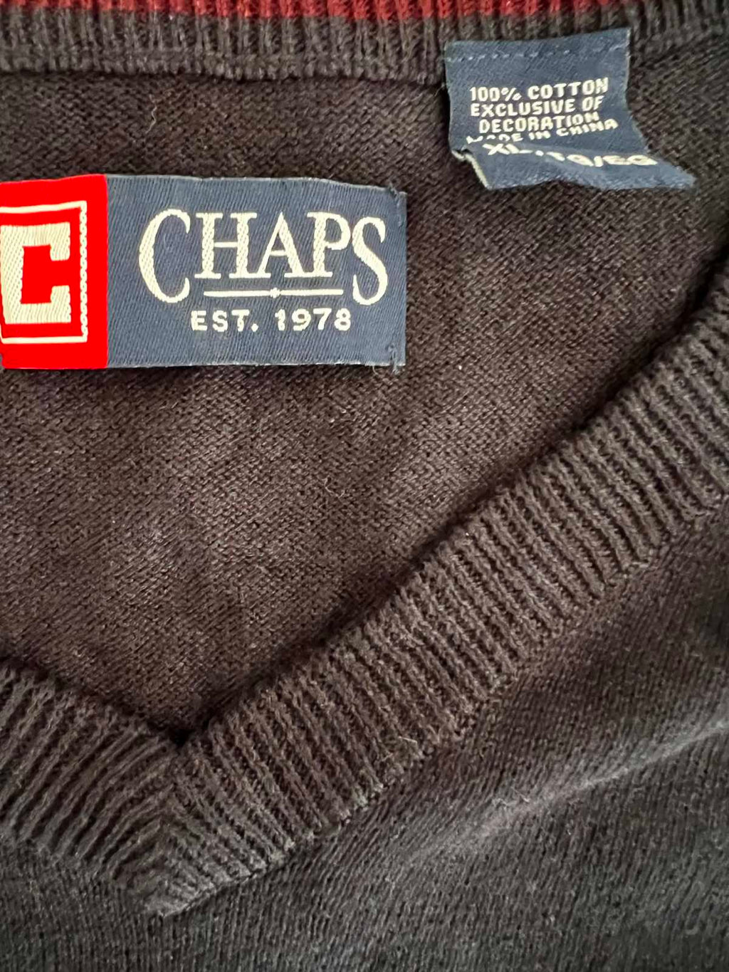 Chaps férfi kötött mellény XL