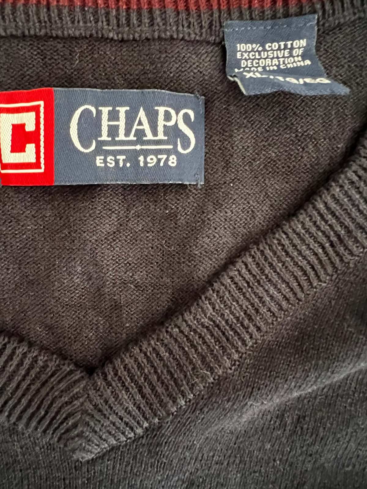 Chaps férfi kötött mellény XL