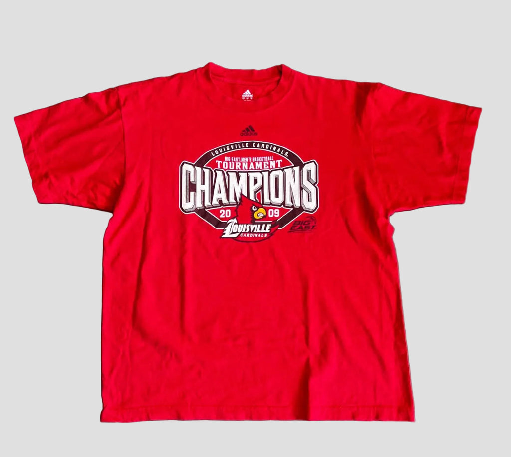 Adidas Louisville Cardinals 2009 Champions férfi póló L