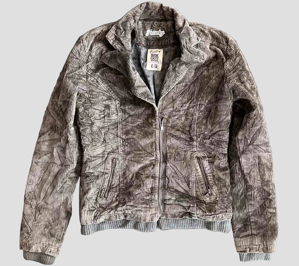 Funky BSK Outwear vintage női farmerkabát L