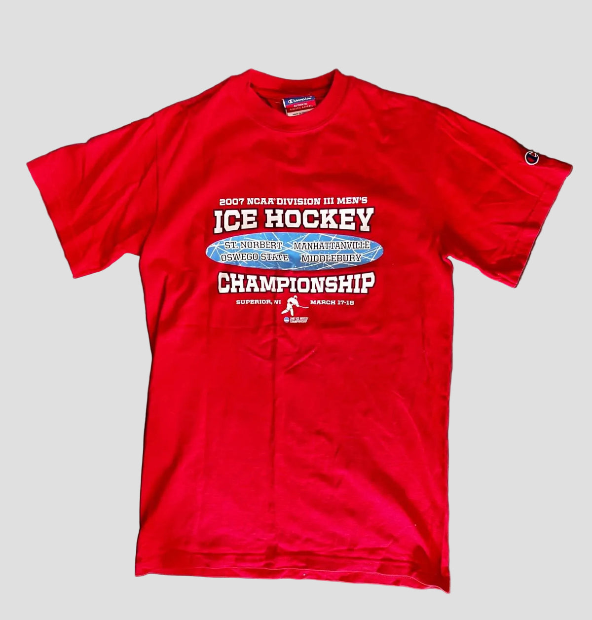 Champion Ice Hockey Champions 2007 férfi póló S
